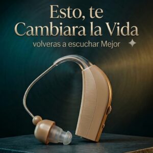 Audífono Amplificador Premium Recargable con Control de Volumen